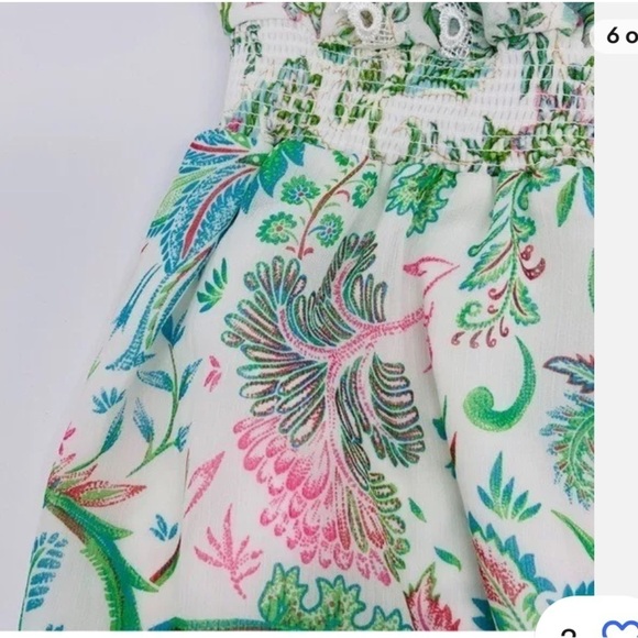 New House of Harlow Patchwork Floral Print V Neck Tiered Maxi Dress🌸 Large NWOT - Picture 10 of 14